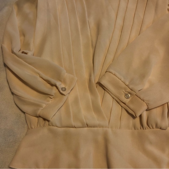 Vintage 80s button back blouse size Small - Picture 6 of 10